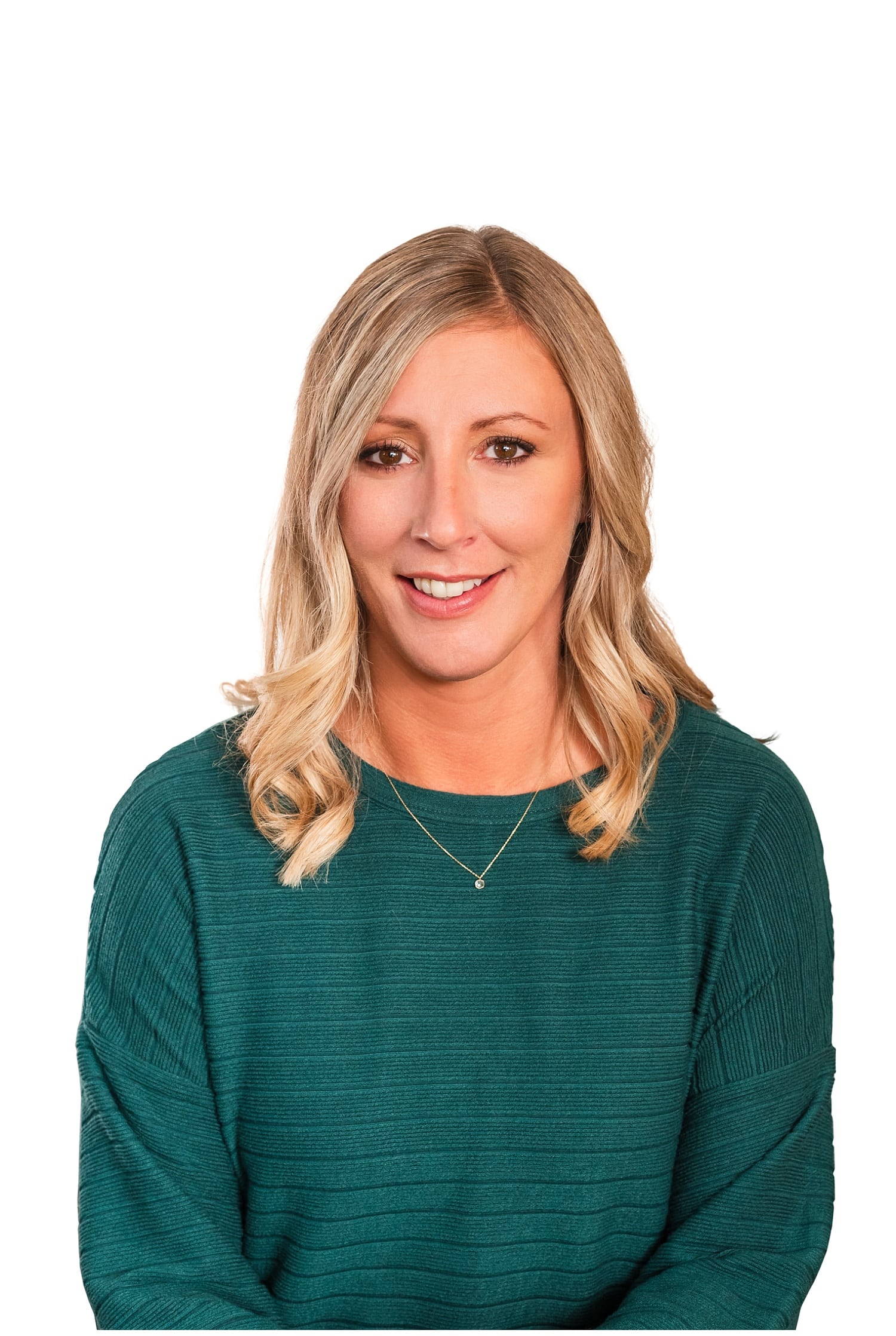 woman's headshot on white background