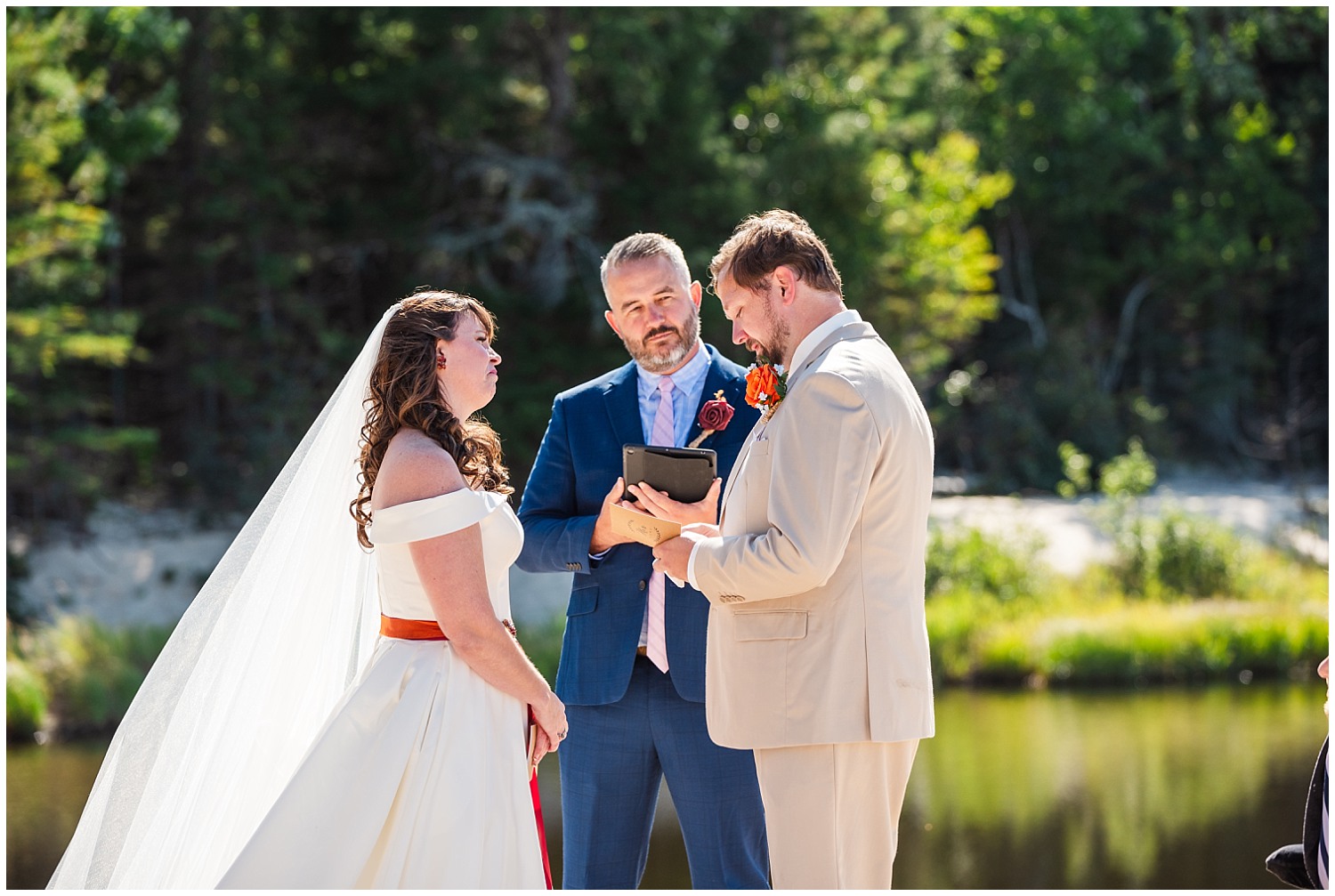 intimate wedding ceremony miners beach munising